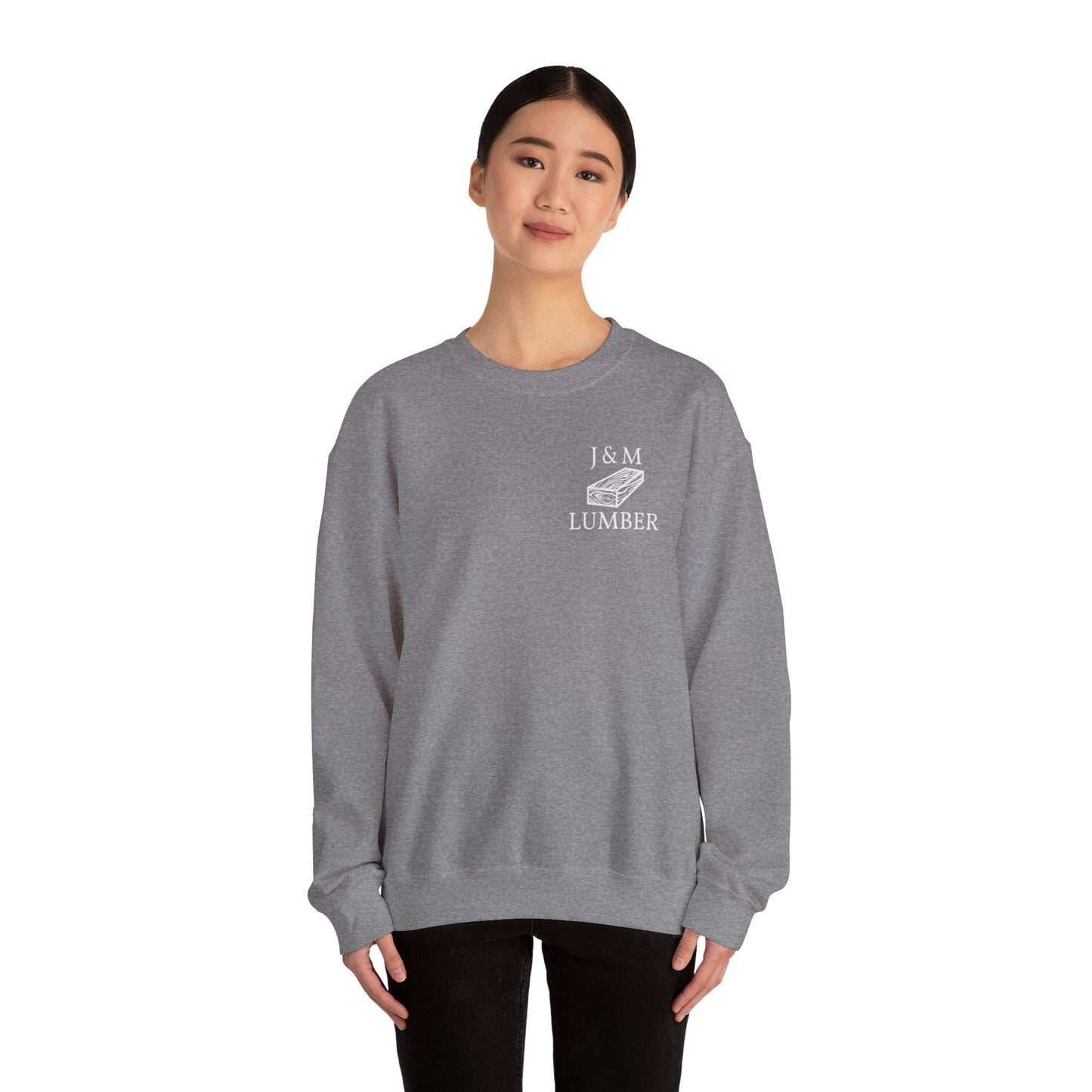 J&M Lumber Crewneck Sweatshirt - SEPT TOP SELLER