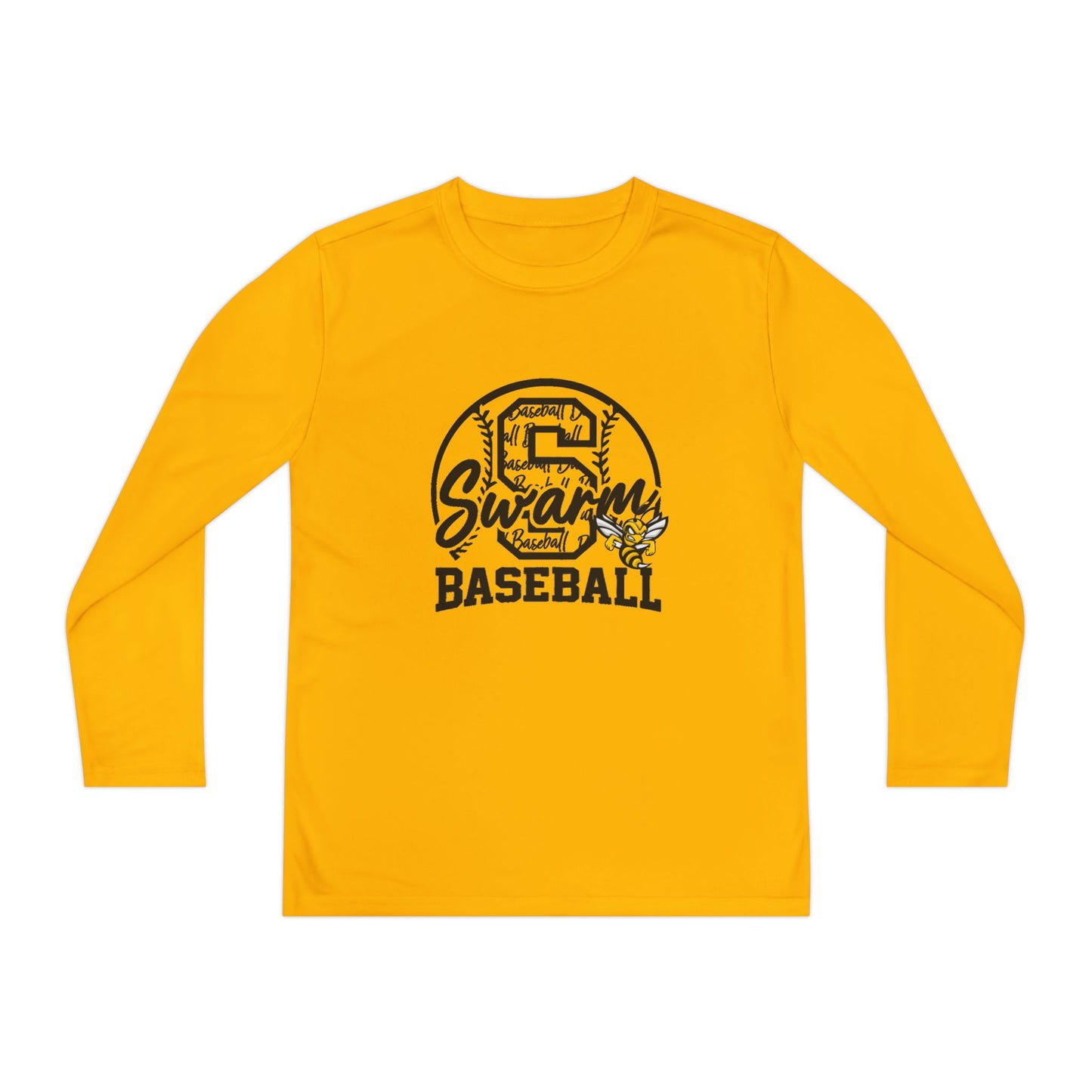 Swarm "S" YOUTH Baseball Long Sleeve Tee | Sportstek
