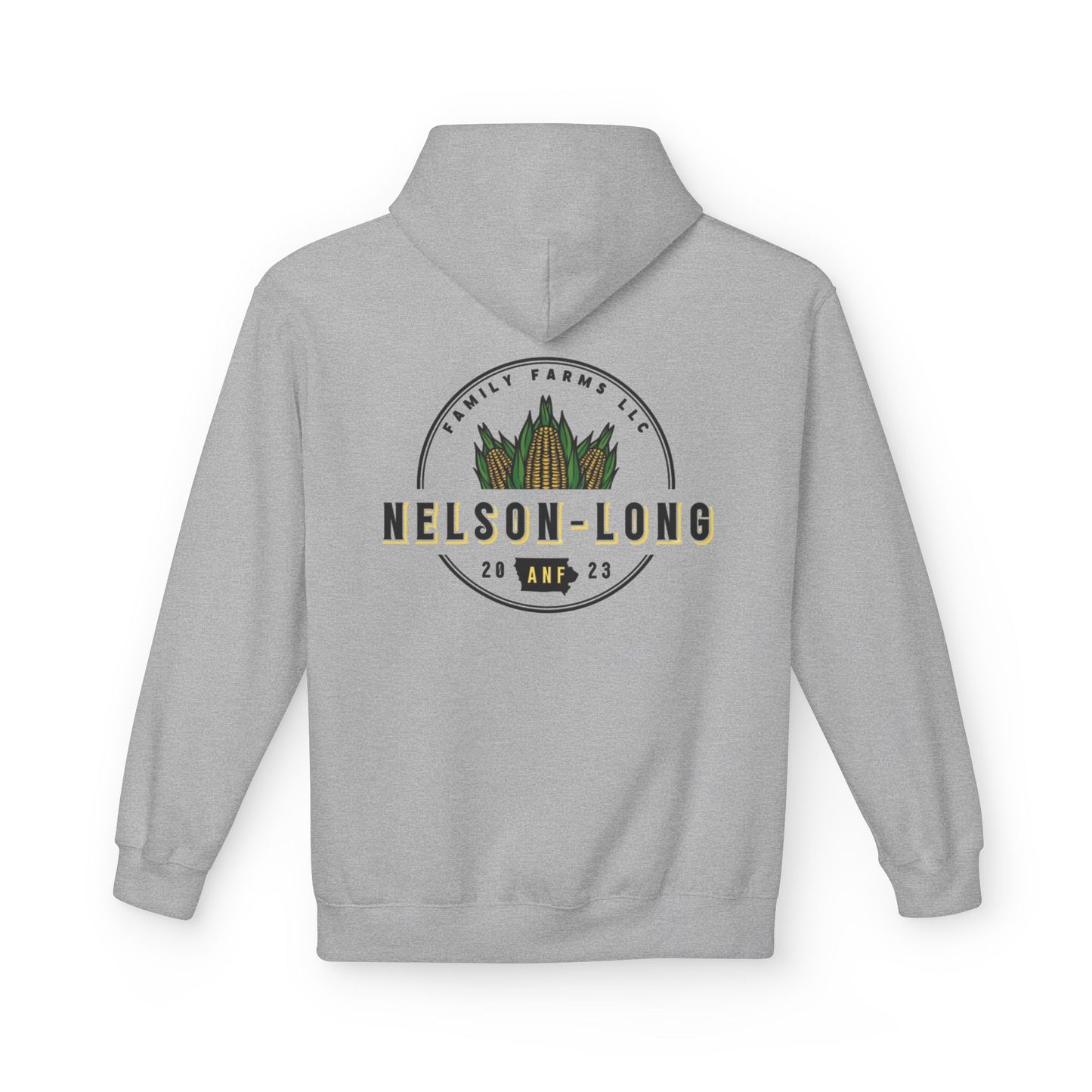 Nelson-Long FRONT/BACK Hoodie | Gildan Soft-Style