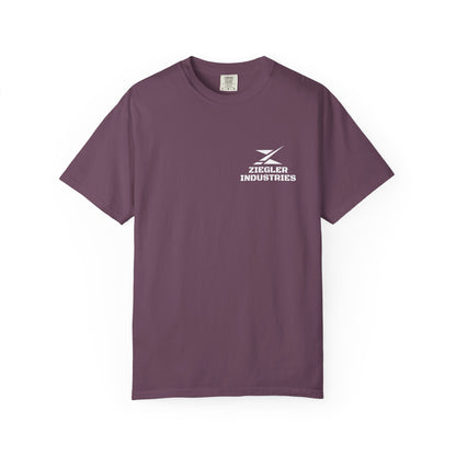 Ziegler Industries White Logo T-Shirt | Comfort Colors
