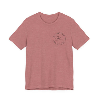 Glow Circle Logo FRONT/BACK | Bella Canvas