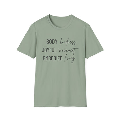 KML Kindness, Movement, Living T-Shirt | Gildan Softstyle