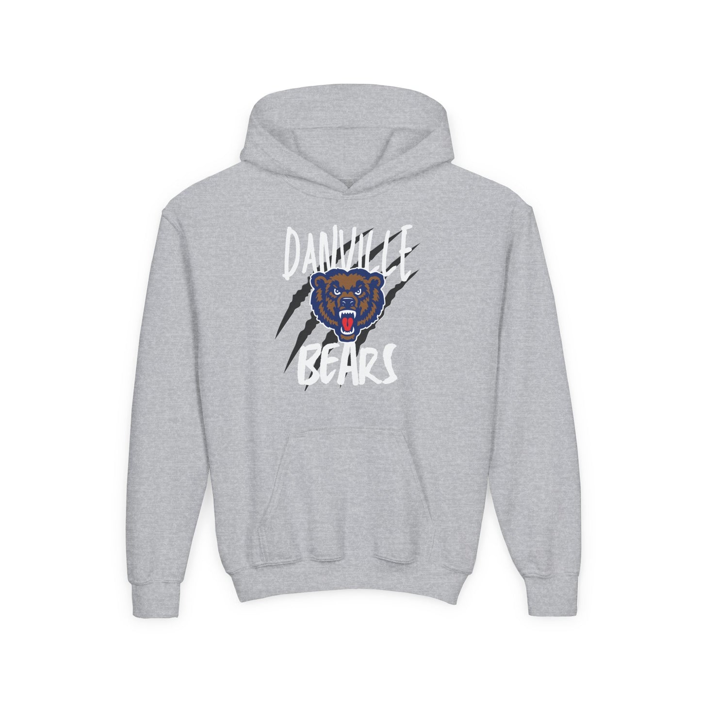 Danville Bears | Bear Claw | Youth Hoodie| Gildan