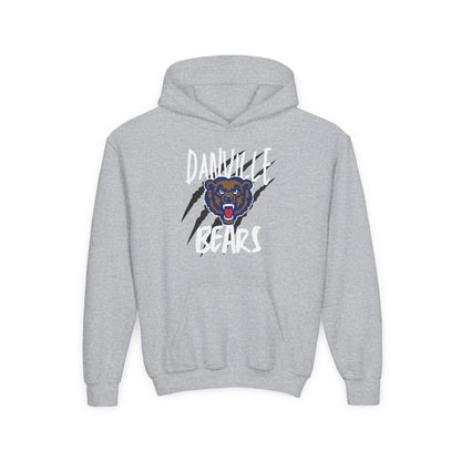 Danville Bears | Bear Claw | Youth Hoodie| Gildan