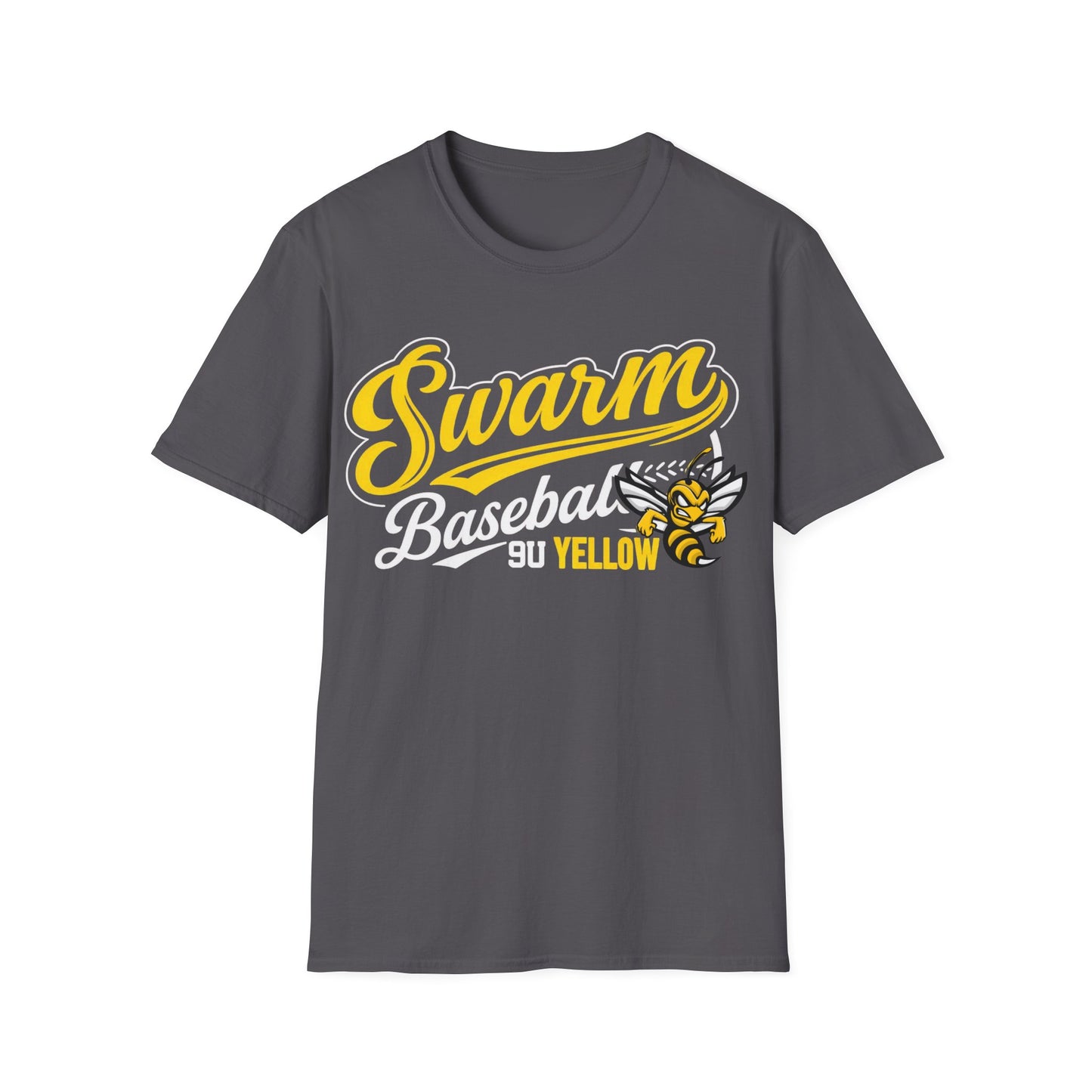 Swarm 9U "2" ADULT Baseball T-Shirt | Gildan Softstyle