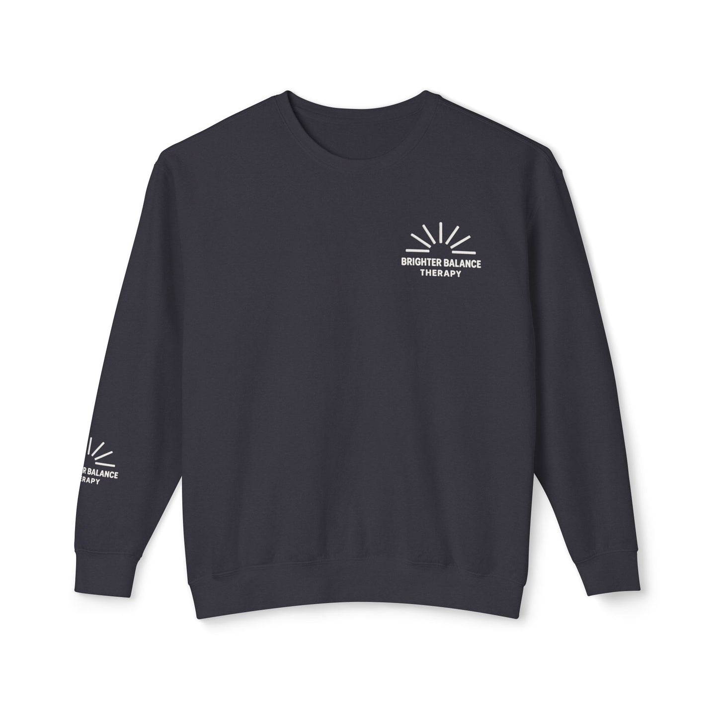 Brighter Balance Unisex Lightweight Crewneck| Sleeve Design | Comfort Colors