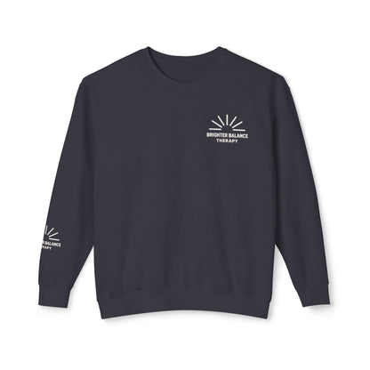 Brighter Balance Unisex Lightweight Crewneck| Sleeve Design | Comfort Colors
