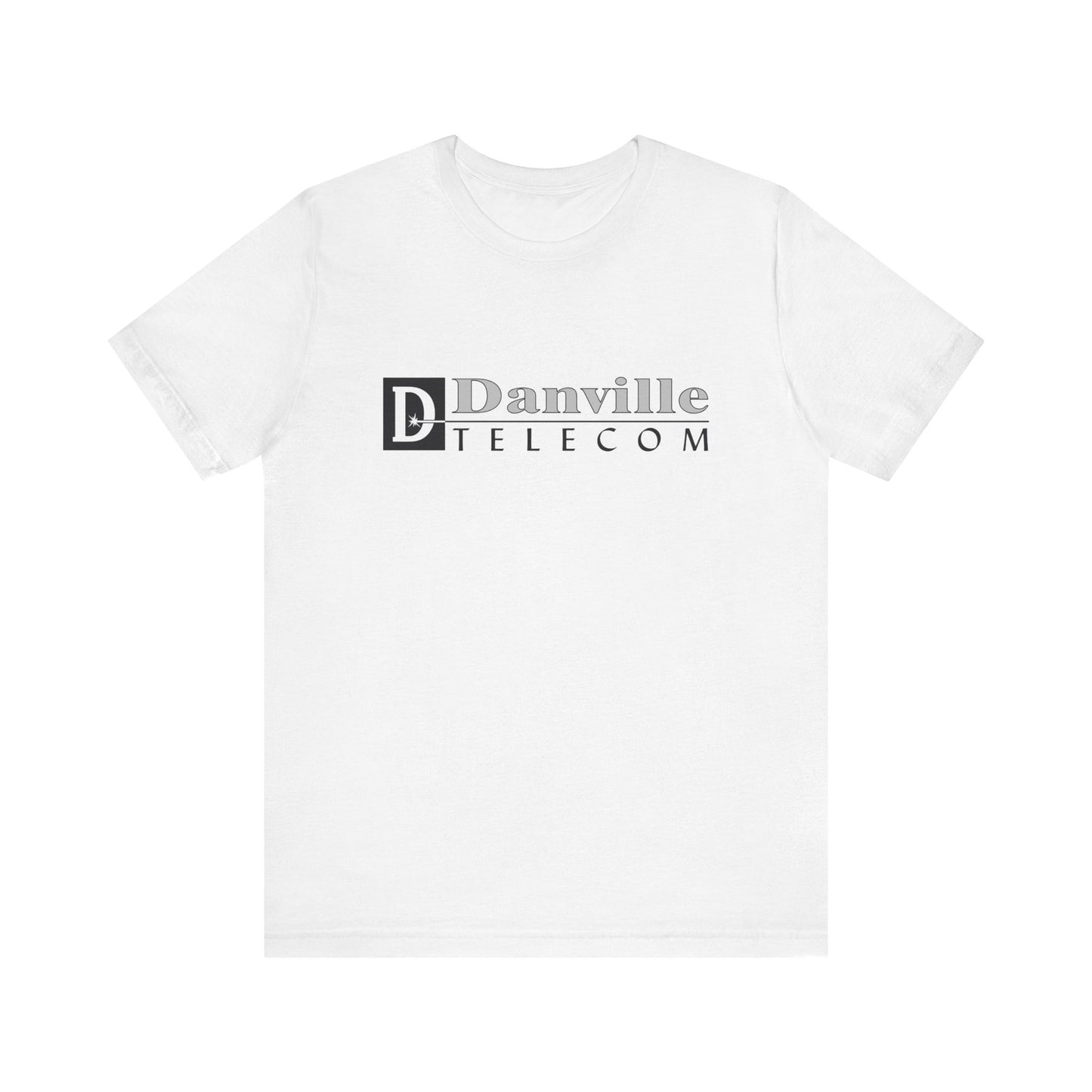 Danville Telecom Bella Canvas Tee: Black Logo