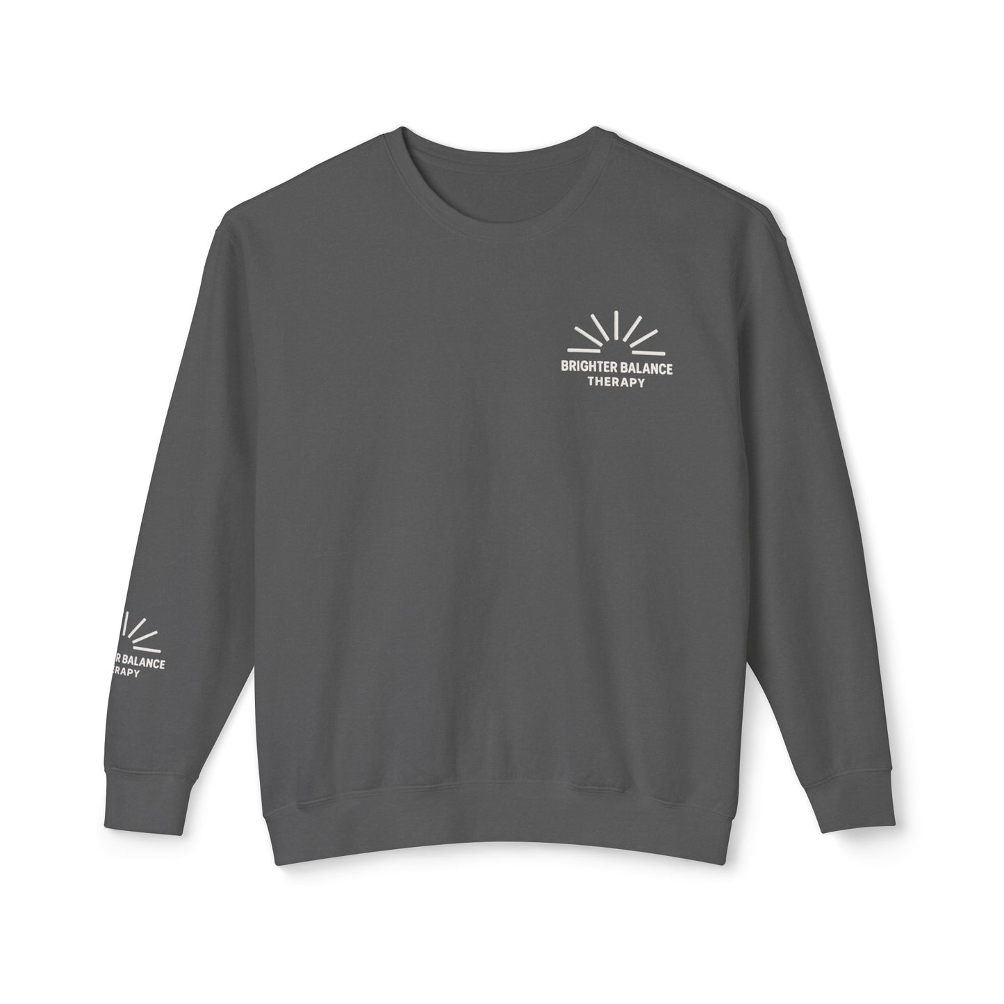Brighter Balance Unisex Lightweight Crewneck| Sleeve Design | Comfort Colors