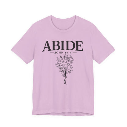 Abide in Me ADULT Tee | Bella Canvas