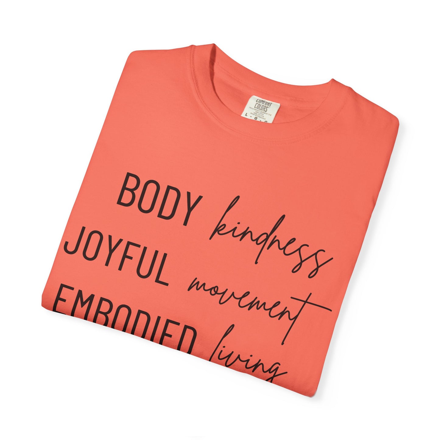 KML Kindness, Movement, Living T-shirt| Comfort Colors