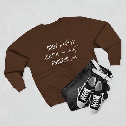 KML Kindness, Movement, Love Crewneck | Lane Seven