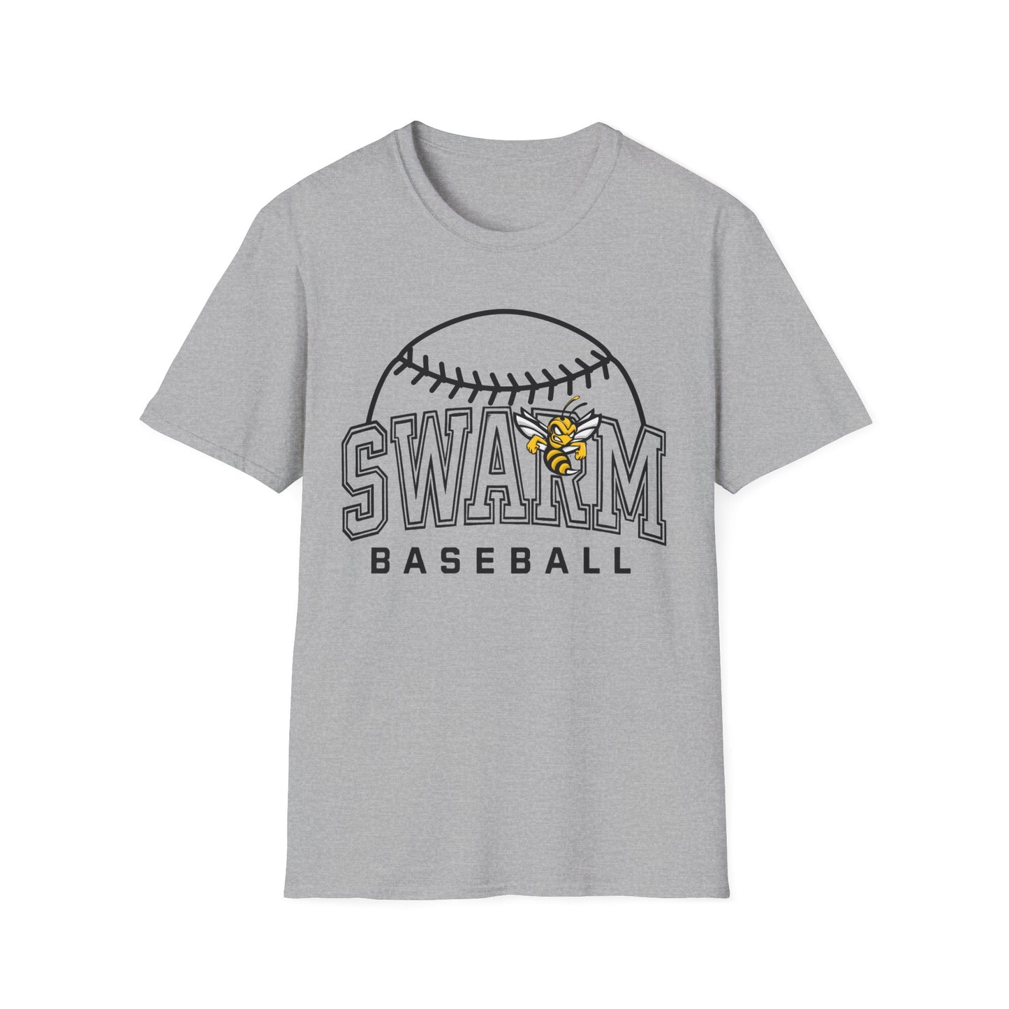 Swarm "⚾️" ADULT Baseball T-Shirt | Gildan Softstyle