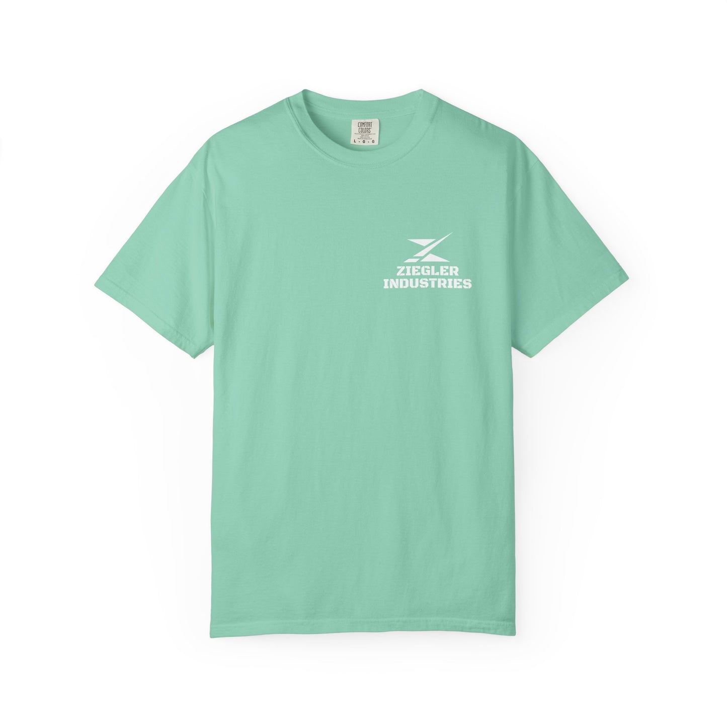 Ziegler Industries White Logo T-Shirt | Comfort Colors