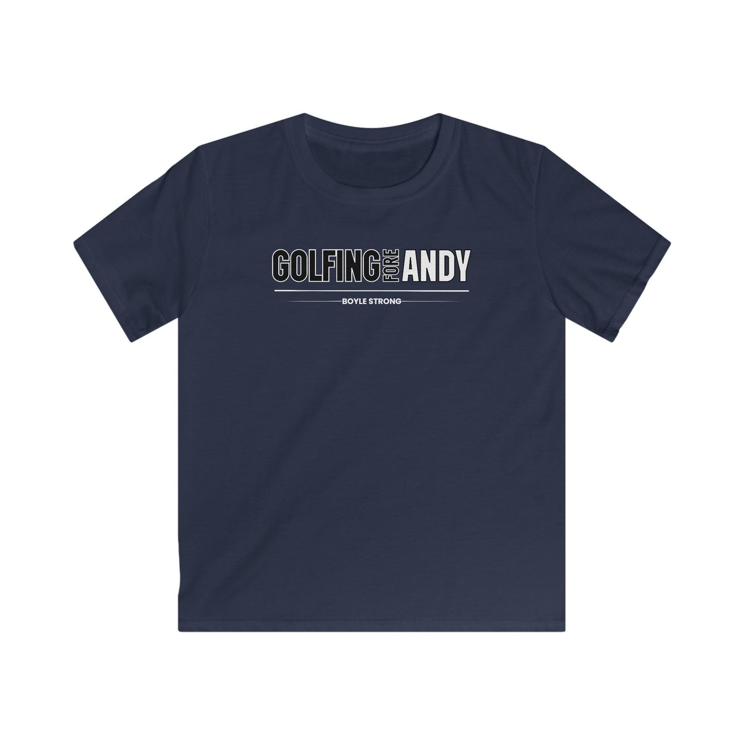 Golfing Fore Andy YOUTH Tee | Gildan Softstyle