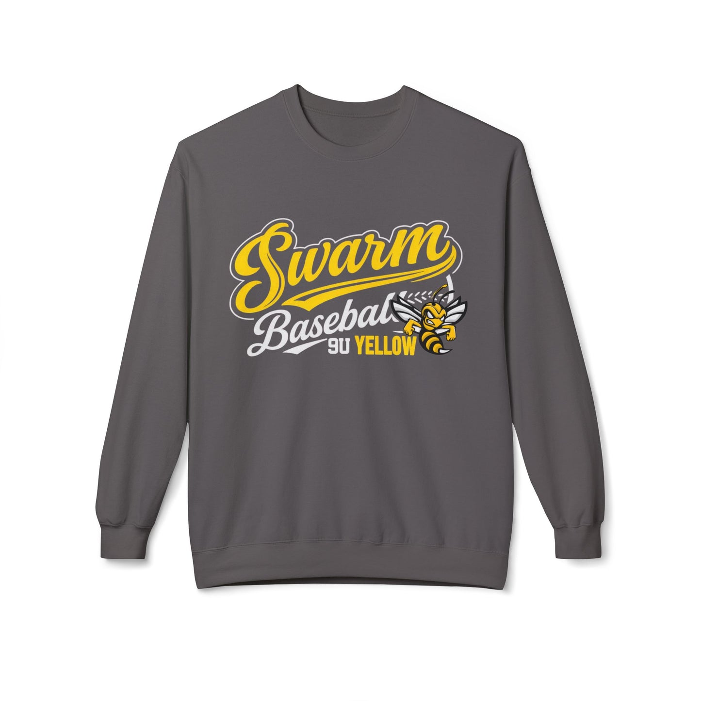Swarm 9U "2" ADULT Baseball Crewneck | Gildan Softstyle