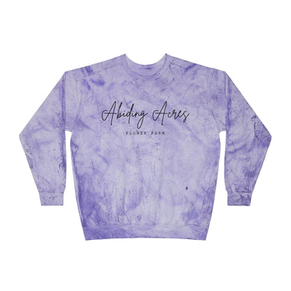 Abiding Acres FF  ADULT Colorblast Crewneck | Comfort Colors
