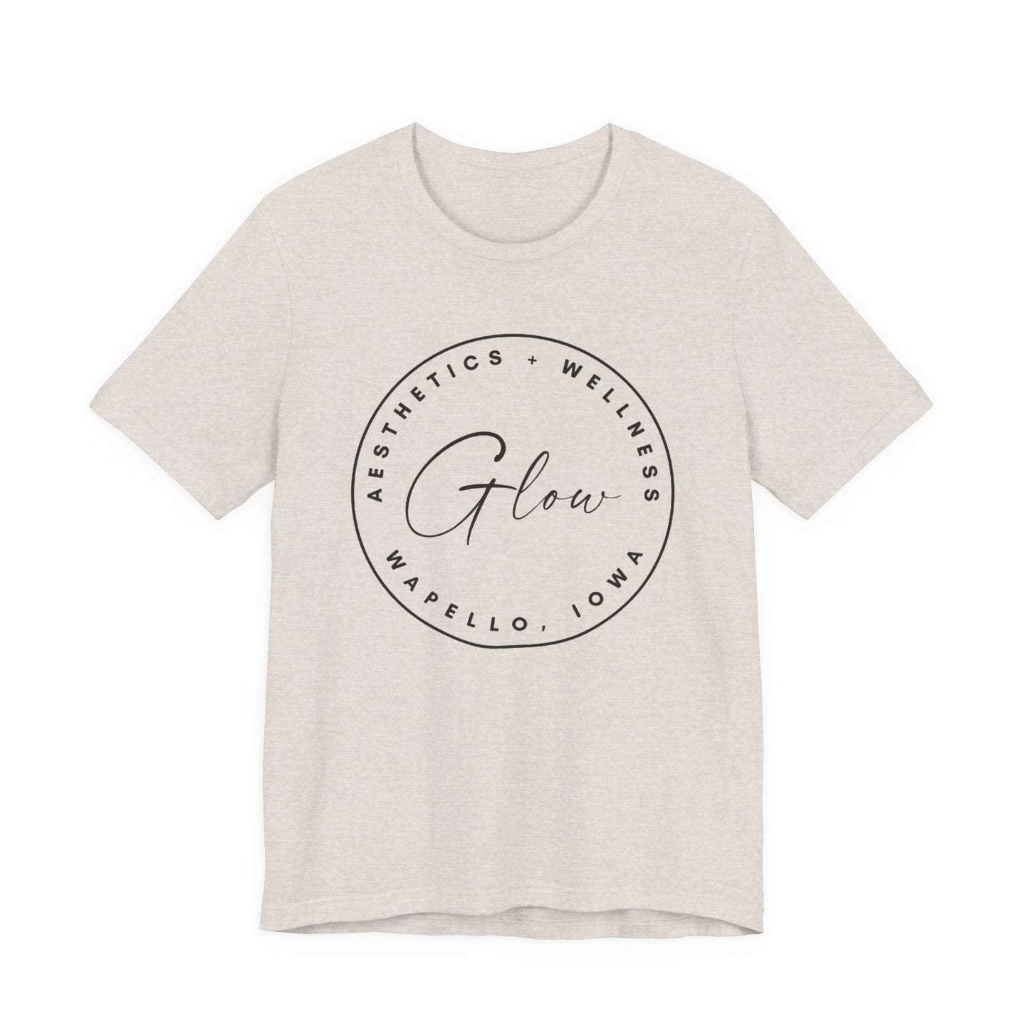 Glow Circle Logo FRONT | Bella Canvas