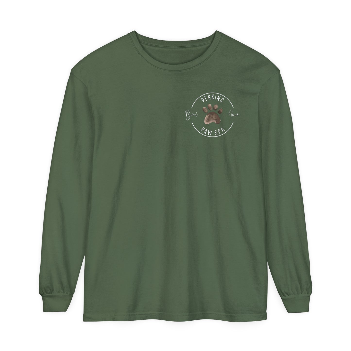 Perkins Paw Spa Long Sleeve Front/Back (2)