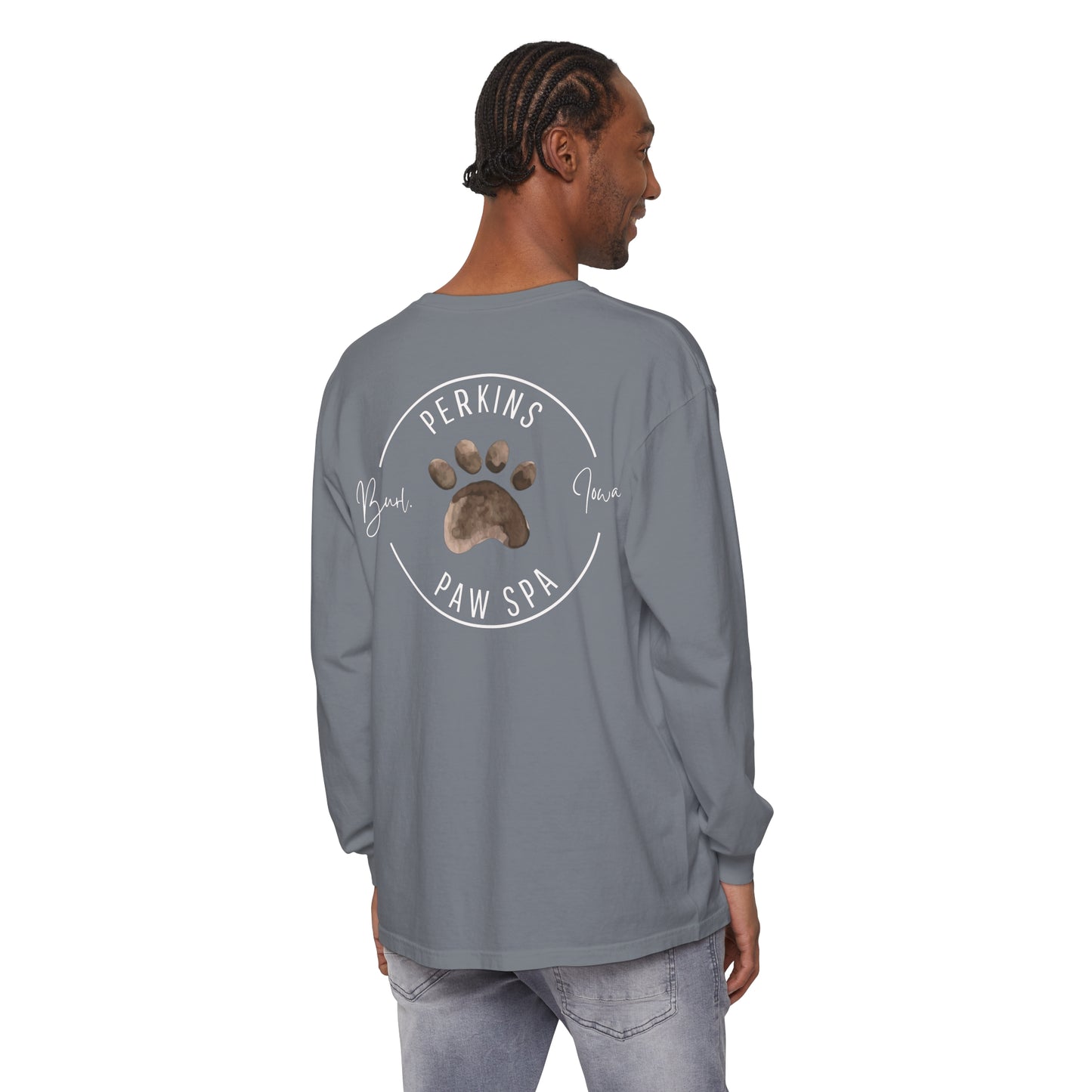 Perkins Paw Spa Long Sleeve Front/Back (2)