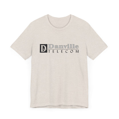 Danville Telecom Bella Canvas Tee: Black Logo