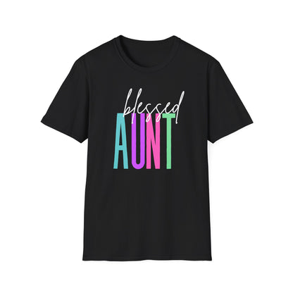 Colorful Blessed Aunt T-Shirt