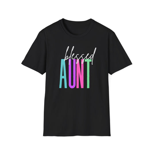 Colorful Blessed Aunt T-Shirt