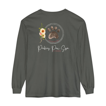 Perkins Paw Spa Long Sleeve Front/Back