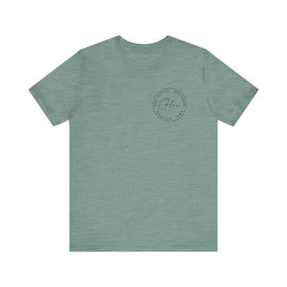 Glow Circle Logo FRONT/BACK | Bella Canvas