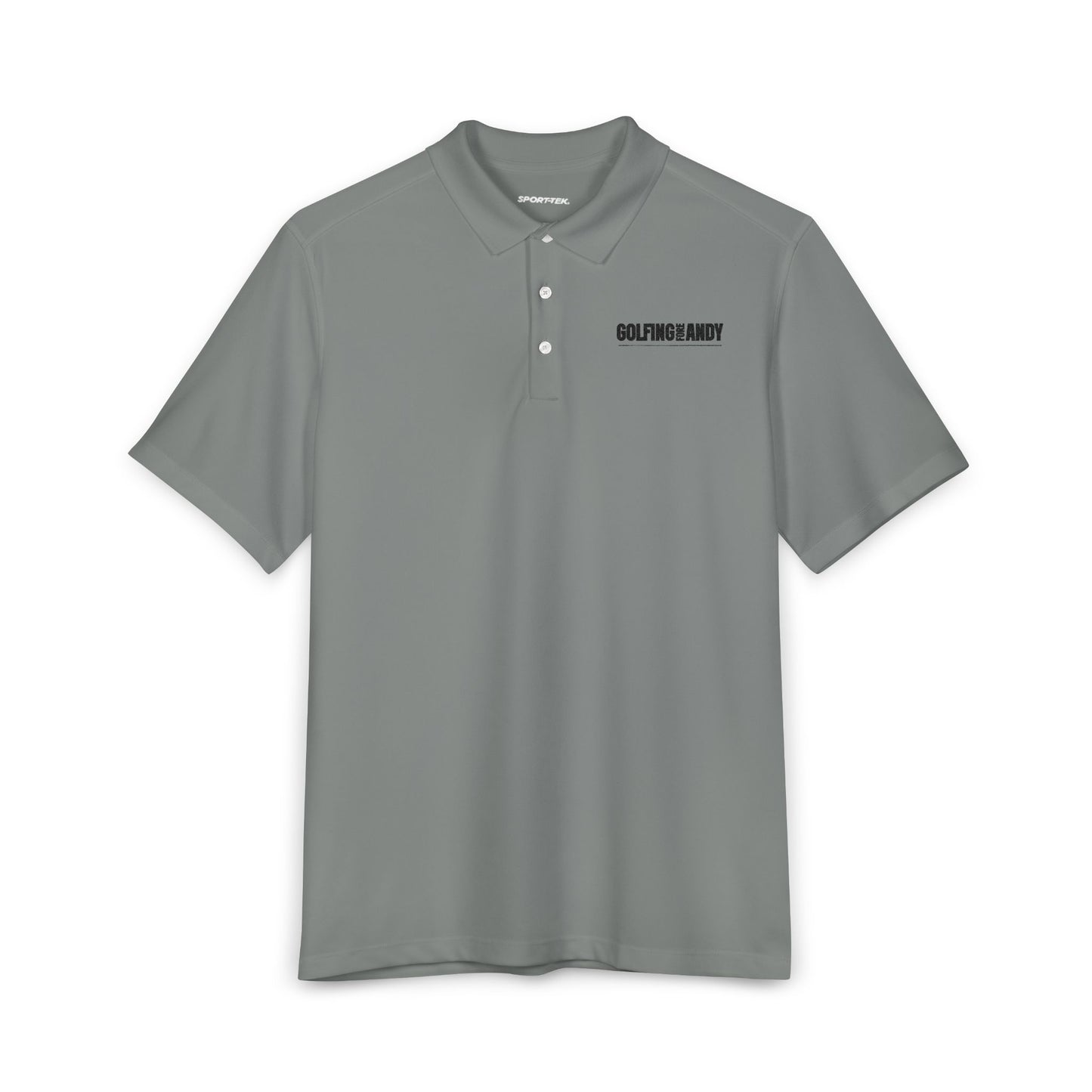 Golfing Fore Andy Embroidered Polo | Men’s Performance | SPORTS-TEK