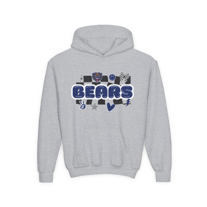 Danville Bears | Retro Icons | Youth Hoodie | Gildan Heavy Cotton