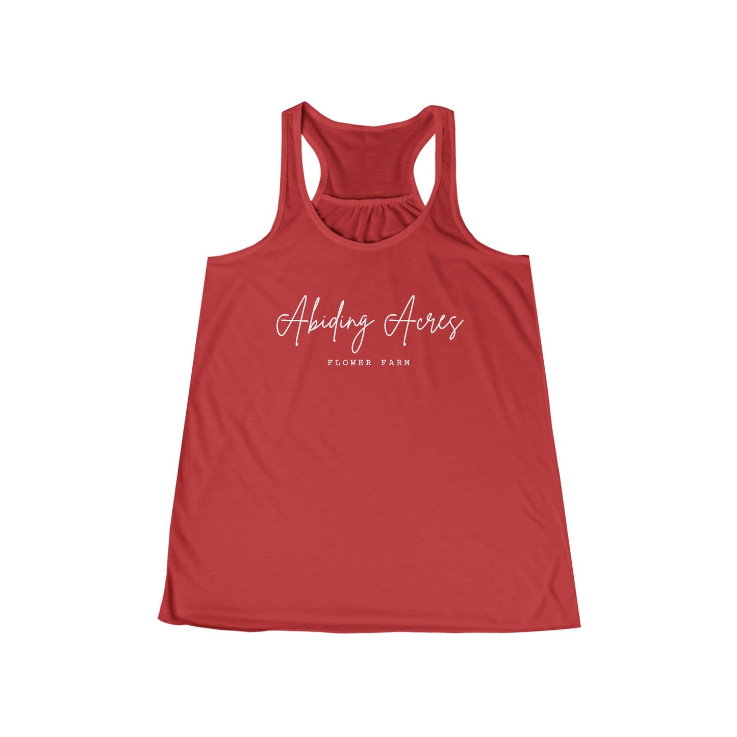 Abiding Acres FF ADULT Racerback Tank | Bella Canvas Flowy