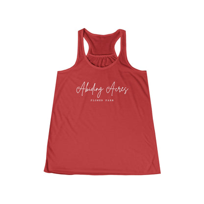 Abiding Acres FF ADULT Racerback Tank | Bella Canvas Flowy