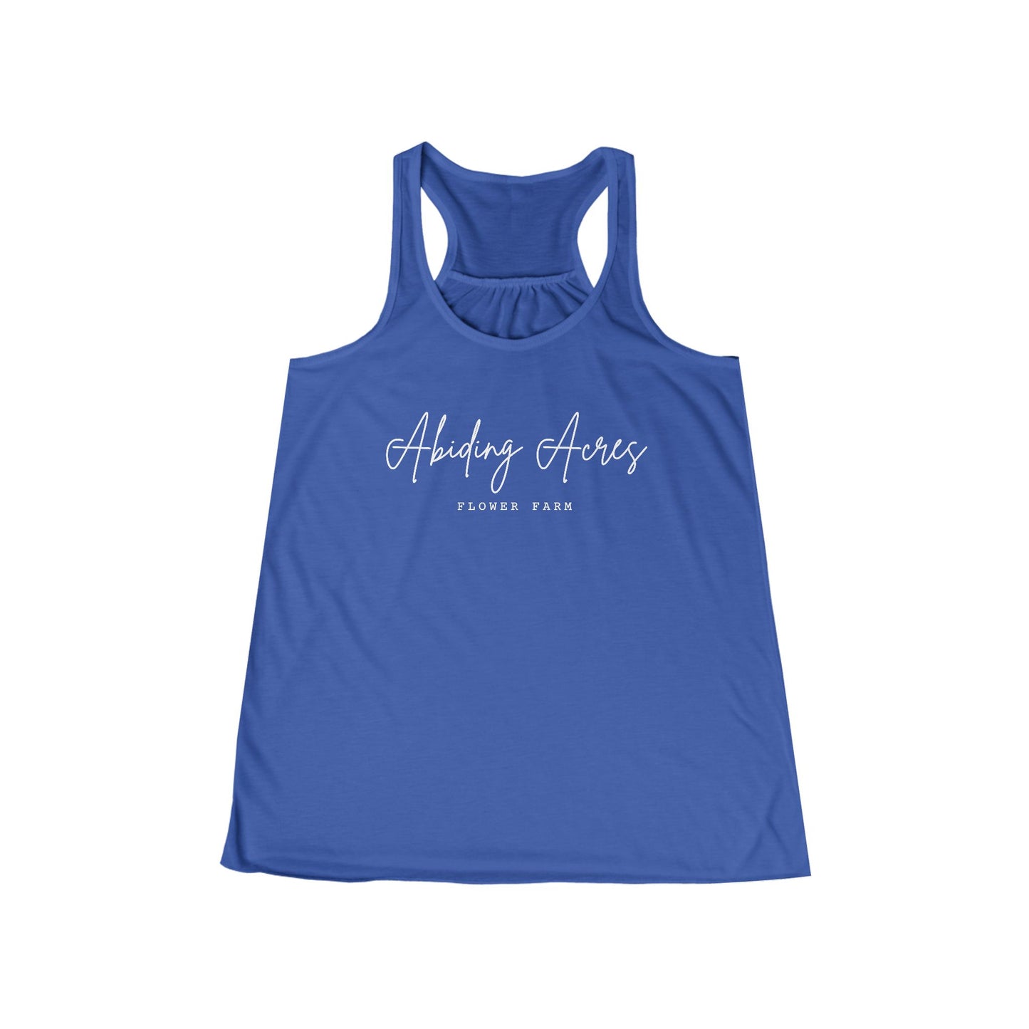Abiding Acres FF ADULT Racerback Tank | Bella Canvas Flowy