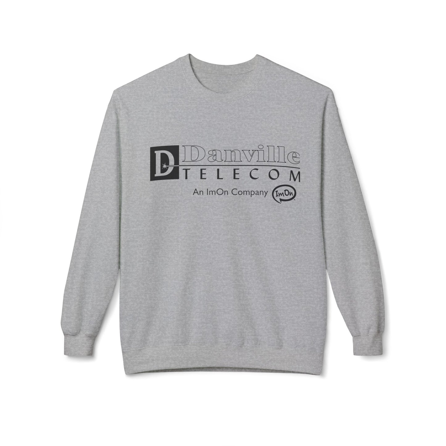 Danville Telecom ImOn Company Crewneck | Black Logo | Gildan Softstyle