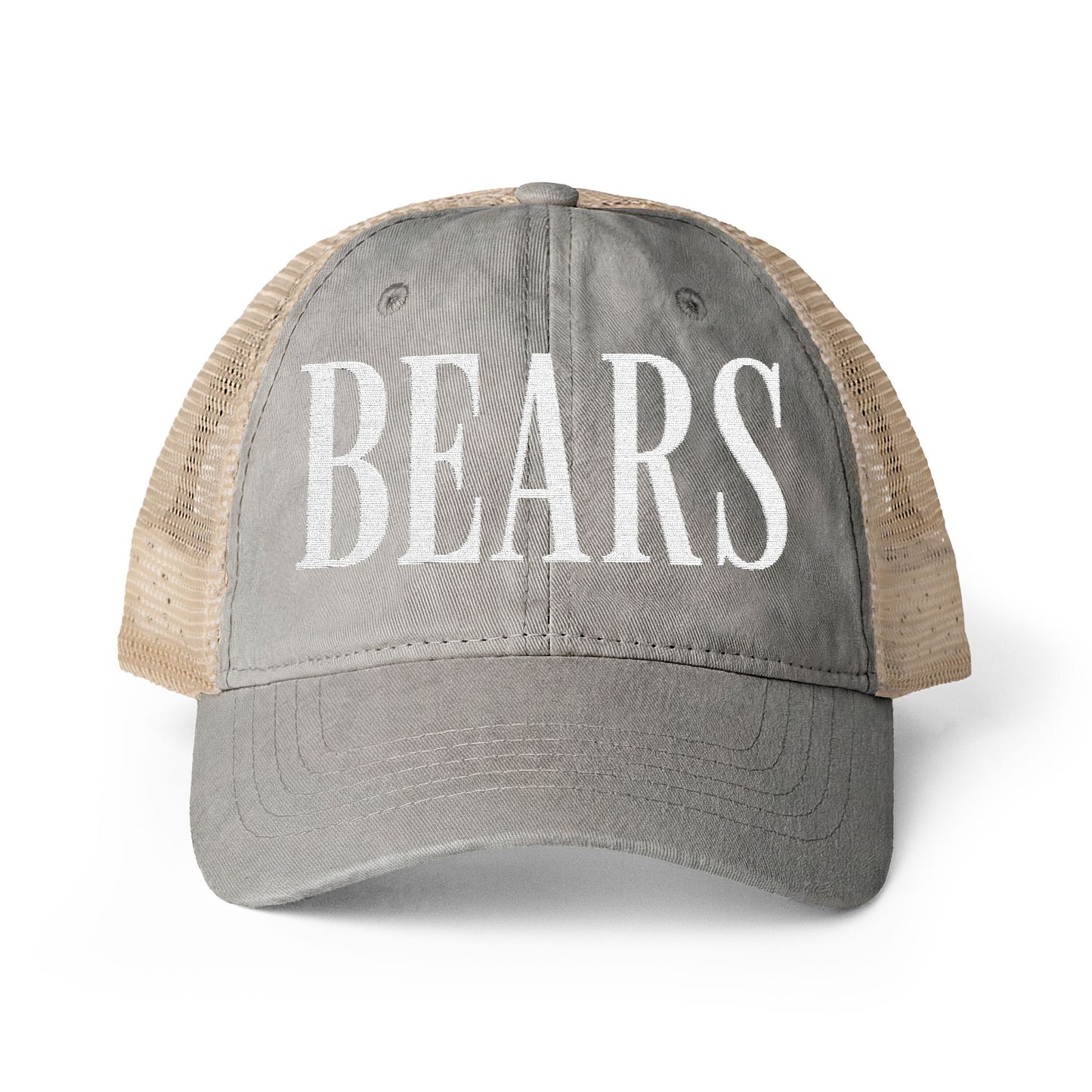 BEARS Washed Mesh-Back Cap