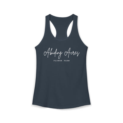 Abiding Acres FF ADULT Racerback Tank | Next Level