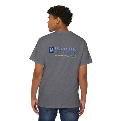 Danville Telecom ImOn Company Pocket Tee | Gildan Heavy Cotton