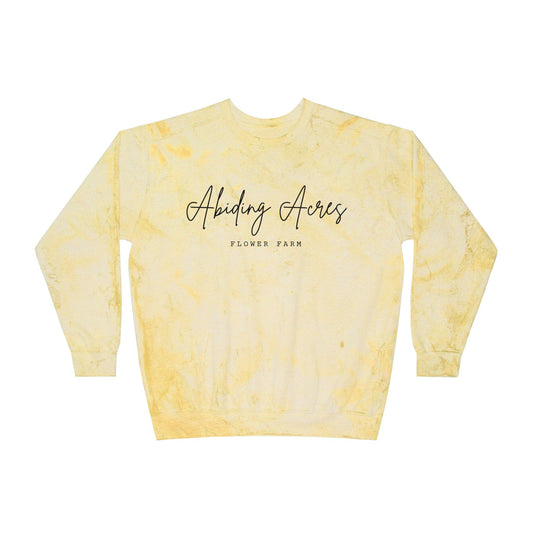 Abiding Acres FF  ADULT Colorblast Crewneck | Comfort Colors