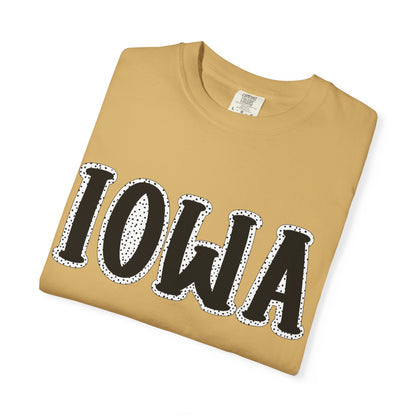 Iowa Retro Yellow Graphic T-Shirt