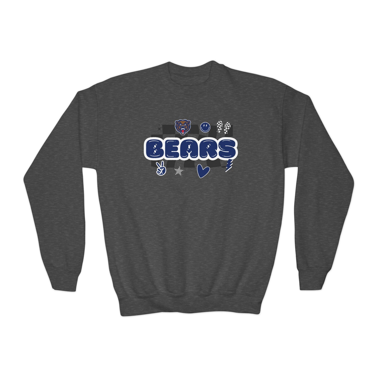 Danville Bears | Retro Icons | Youth Crewneck | Gildan