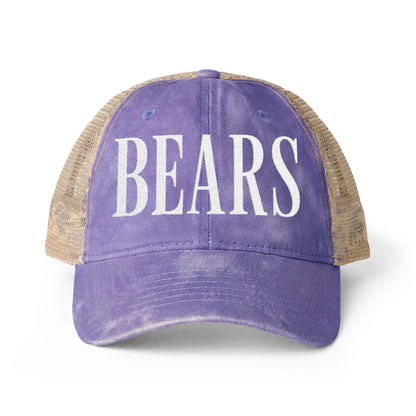 BEARS Washed Mesh-Back Cap