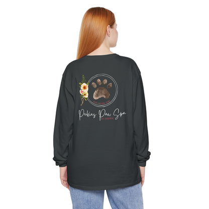 Perkins Paw Spa Long Sleeve Front/Back