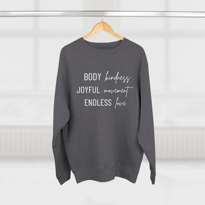 KML Kindness, Movement, Love Crewneck | Lane Seven