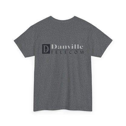 Danville Telecom Gildan Tee: Black Logo - OCT TOP SELLER
