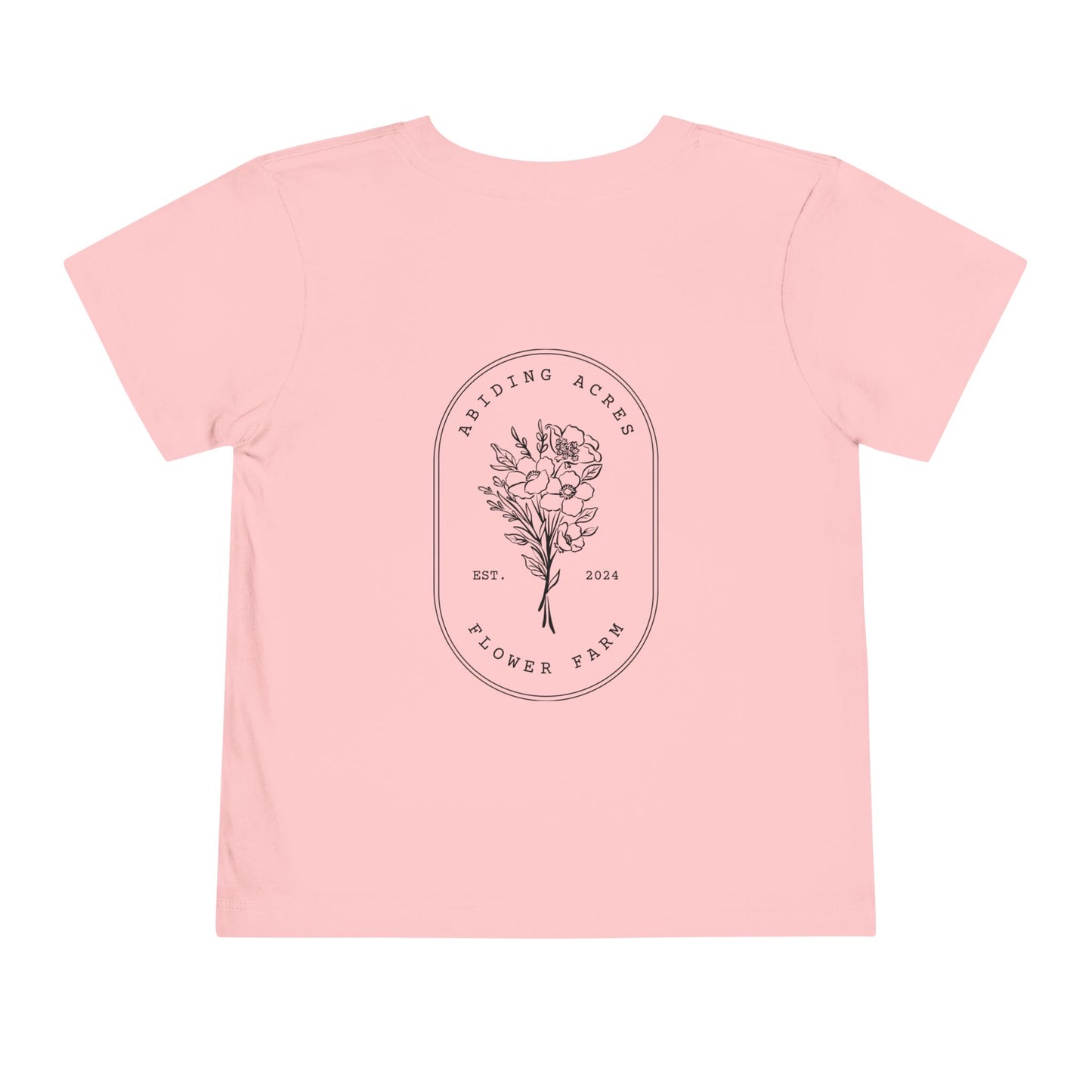Abiding Acres Flower Farm TODDLER Tee | Bella Canvas