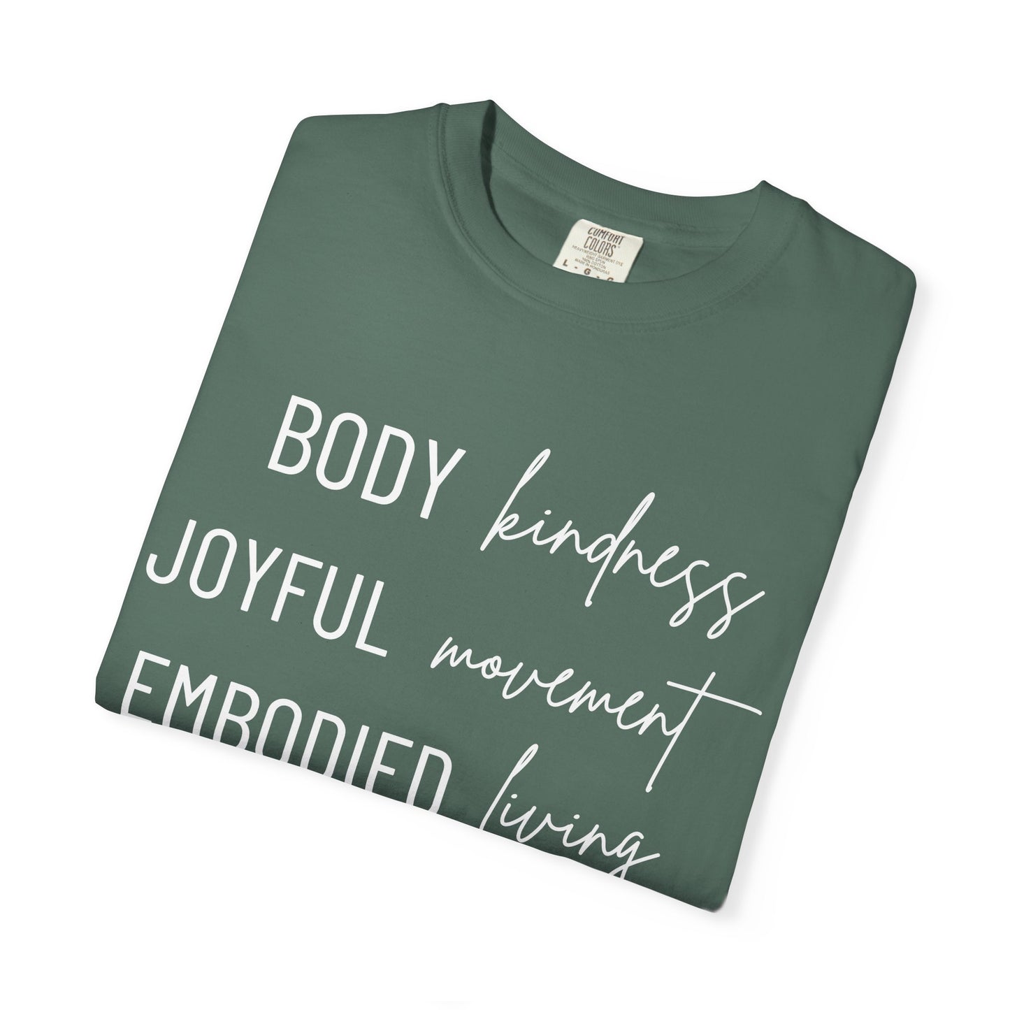 KML Kindness, Movement, Living T-shirt| Comfort Colors