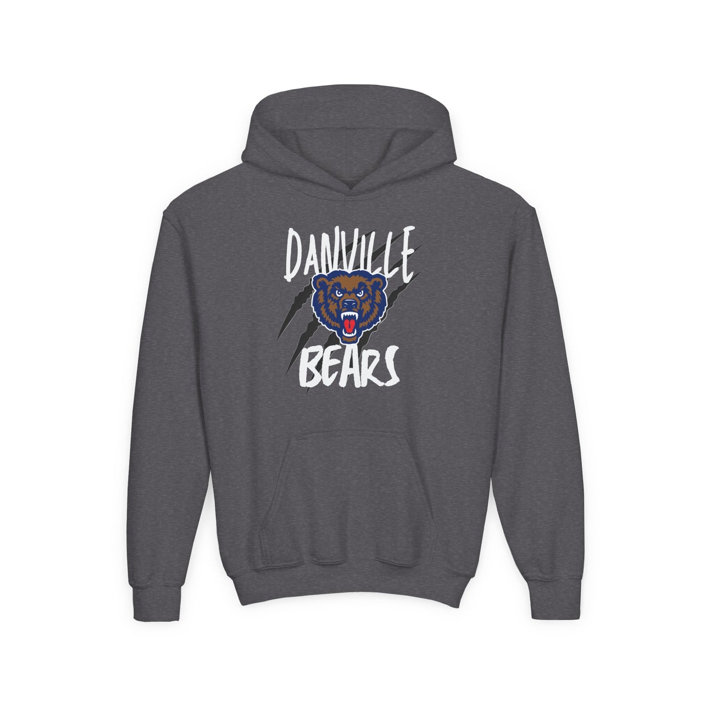 Danville Bears | Bear Claw | Youth Hoodie| Gildan