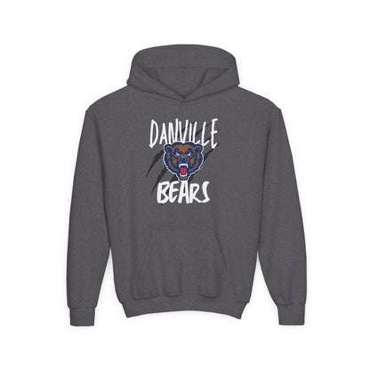 Danville Bears | Bear Claw | Youth Hoodie| Gildan