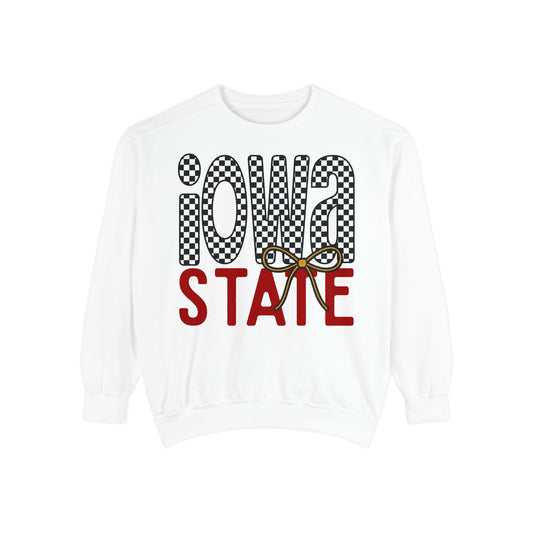 State with Bow Crewneck | Comfort Colors